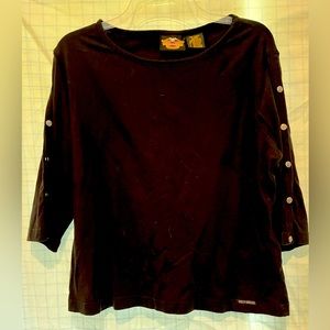 Snap sleeve 3/4 knit